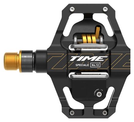 Time Speciale 12 Small Clipless Pedals Black Gold