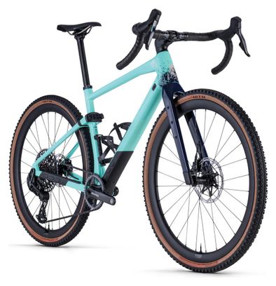Vélo de Gravel URS 01 Three Minty Aqua/Dark Blue