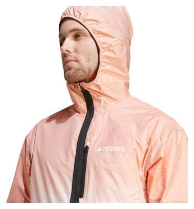 Chaqueta Cortaviento adidas Terrex Xperior Naranja Claro para Hombre