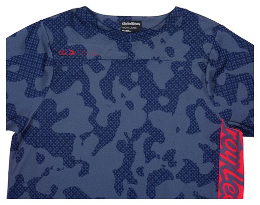 Maillot Manches Courtes Enfant Troy Lee Designs Skyline Youth Bleu