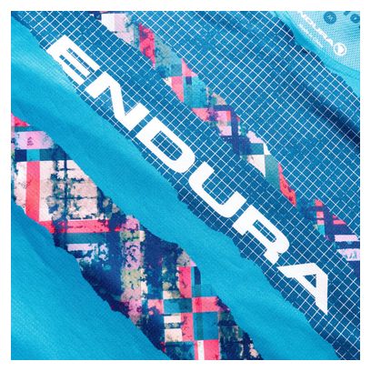 Maillot de manga larga Endura Patchwork Hombre Edición Limitada Azul