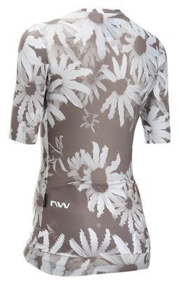 Maglia Northwave Blade a maniche corte da donna Beige