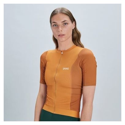 Maglia a manica corta Poc Cadence Donna Arancione/Marrone