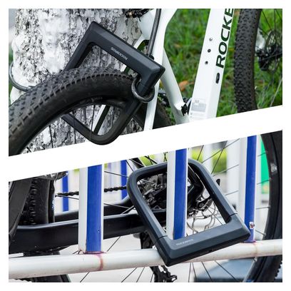 Antivol en U pour Vélo avec Revêtement Anti-Rayures