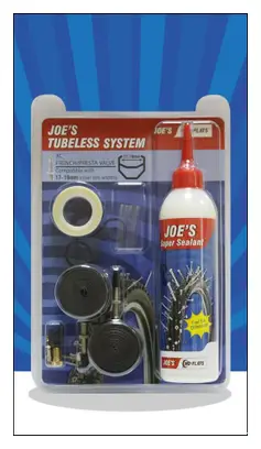 No Flats Joe‘s Umrüstset XC 26-27.5-29‘‘ Tubeless Presta 240ml 17-18 mm