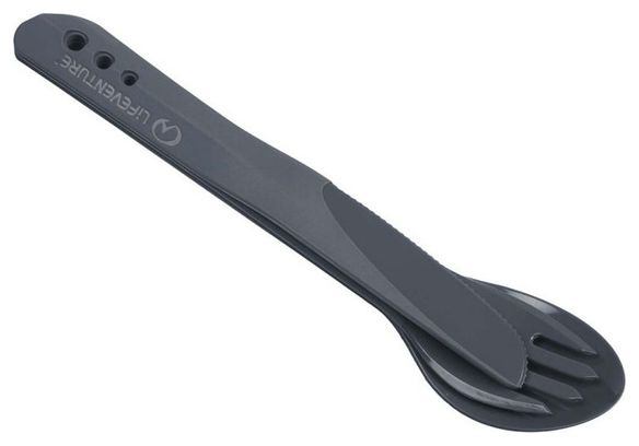 Cubiertos de camping Lifeventure Ellipse Grey