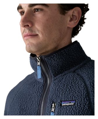 Forro polar Patagonia Retro Pile azul para hombre