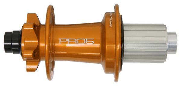 Moyeu Arrière Hope Pro 5 32 Trous | Boost 12x148 mm | 6 Trous | Orange