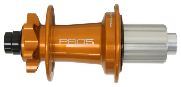 Hope Pro 5 32 Hole Rear Hub | Boost 12x148 mm | 6 Hole | Orange