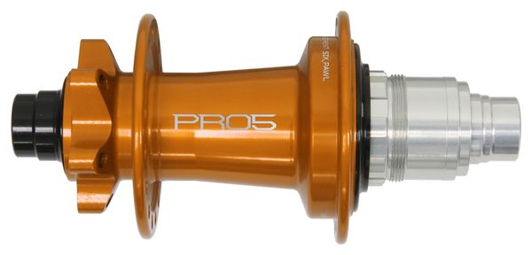Moyeu Arrière Hope Pro 5 32 Trous | Boost 12x148 mm | 6 Trous | Orange
