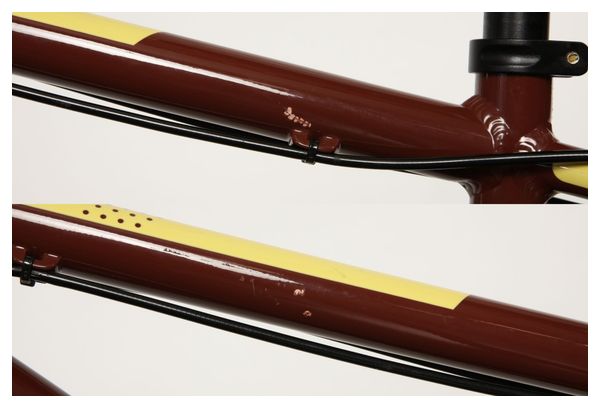 Scamp HighFox microSHIFT Mezzo 8V 24'' mountainbike voor kinderen, bruin/geel - Gereviseerd product
