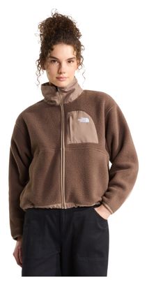 The North Face Yumiori Off Peak Full Zip fleece, bruin, dames