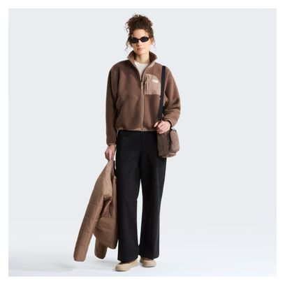 The North Face Yumiori Off Peak Full Zip fleece, bruin, dames