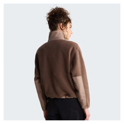 The North Face Yumiori Off Peak Full Zip fleece, bruin, dames