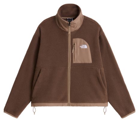 The North Face Yumiori Off Peak Full Zip fleece, bruin, dames
