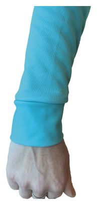 Maillot de Cyclisme Hiver Manches Longues ORDINO Vert/Rose