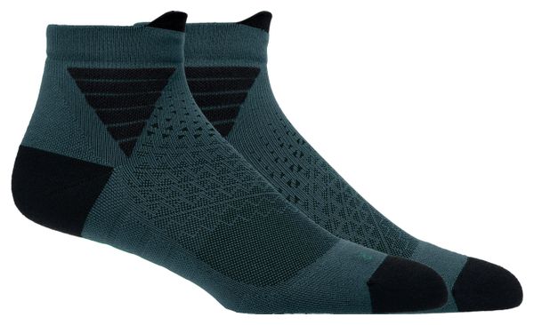 Asics Fujitrail Quarter Socks Green