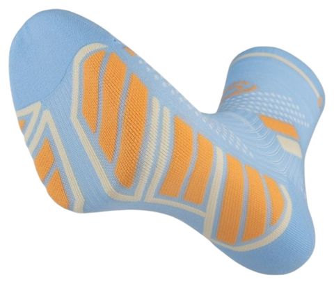 BV Sport Trail Ultra Mid Socken Blau/Orange