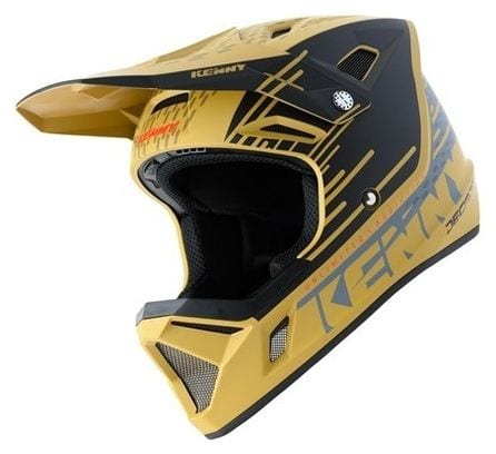 Full Face Helmet Kenny Decade Gold Black