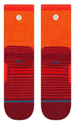 Stance Embers Mid Wool Crew Socks Red