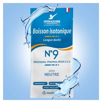 Boisson Isotonique Hydrascore N°9 - Neutre - 42 g