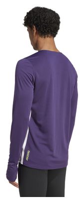 Adidas Performance Adizero Men's Purple Long Sleeve Jersey