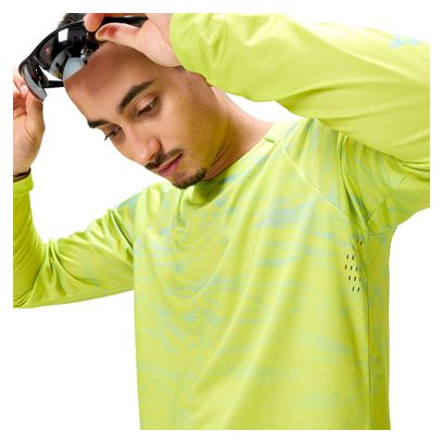 Maillot manga larga Endura Marble Hombre Edición Limitada Amarillo