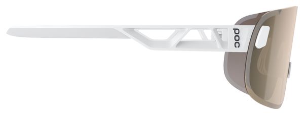 POC Elicit White/Clarity Trail / Partly Sunny Silver Sunglasses