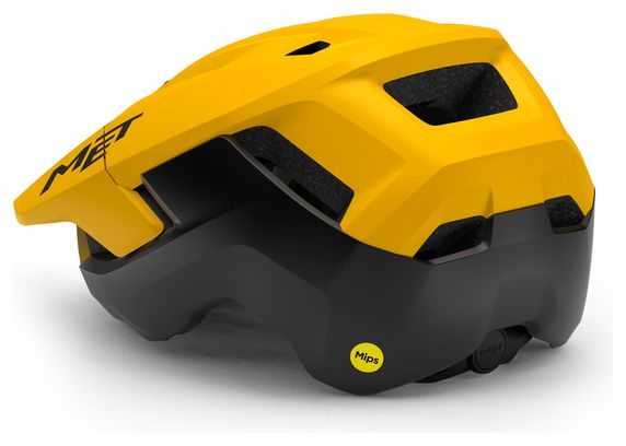 Met Terrae Mips Casco MTB Giallo/Nero