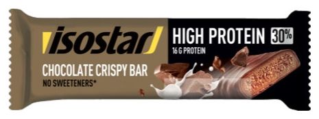 Barrette energetiche ad alto contenuto proteico Isostar 30 Choco croccanti per unità