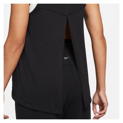 Canotta Nike Yoga Dri-Fit da donna nera