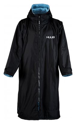 Huub Verander Poncho Zwart Blauw