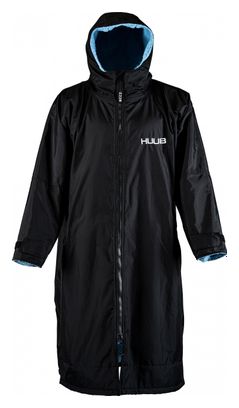 Huub Verander Poncho Zwart Blauw