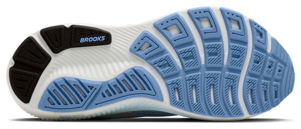 Brooks Ghost 18 Laufschuhe, Weite, Weiß/Blau, Herren