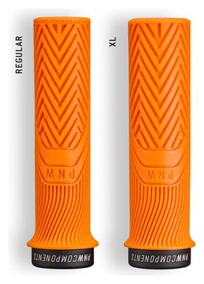 Grips PNW Loam Orange Safety