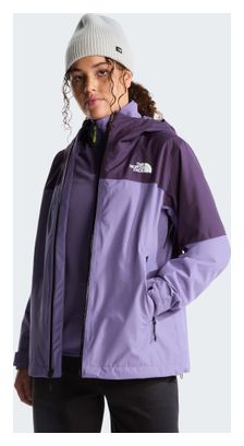 Chaqueta impermeable The North Face Dryvent Zip-In morada para mujer