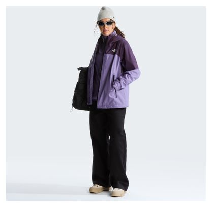 Chaqueta impermeable The North Face Dryvent Zip-In morada para mujer