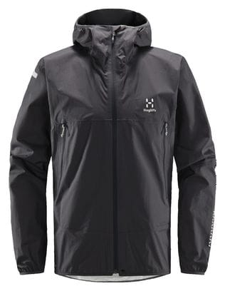 Veste Imperméable Homme Haglöfs L.I.M Proof Noir