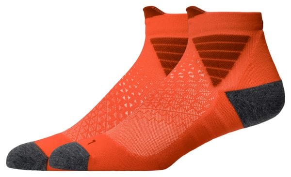 Asics Fujitrail Quarter Orange Socks