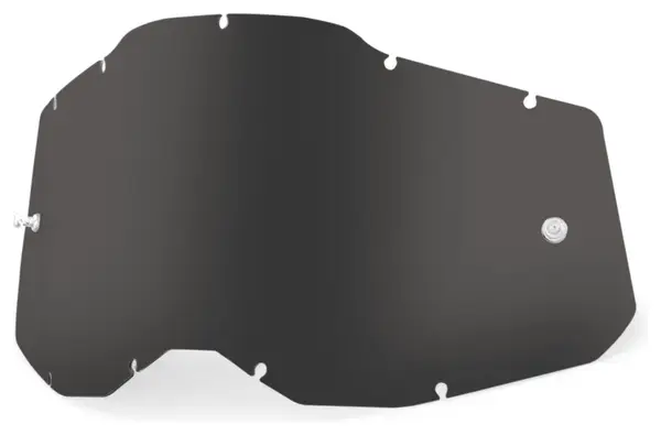 100% Racecraft2 / Accuri2 / Strata2 Ersatzbildschirm | Geräucherte schwarze Brille