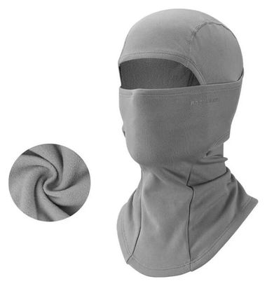 Cagoule d'Extérieur Coupe-Vent Balaclava Cache-Cou Casque gris clair