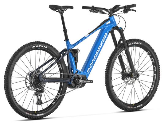 VTT Électrique Tout-Suspendu Mondraker Chaser R Sram GX/SX Eagle 12V 750 Wh 29'' Bleu Carrera Noir 2024 - Produit Reconditionné