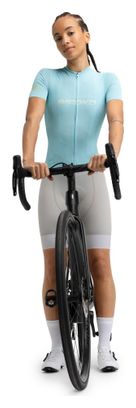 Maillot vélo mesh manches courtes femme Cyclisme M8 Habitat Bleu