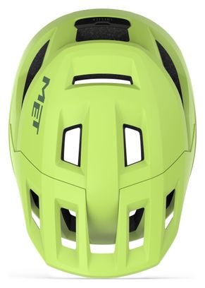 Casque VTT MET Shelter Mips Vert Lime