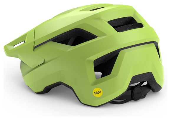 Casque VTT MET Shelter Mips Vert Lime