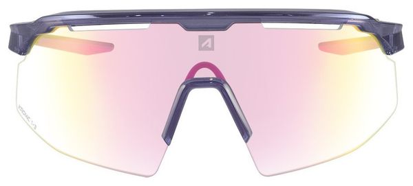 Lunettes AZR Kromic Iseran Crystal Violet verni/Écran Kromic irisé Rose