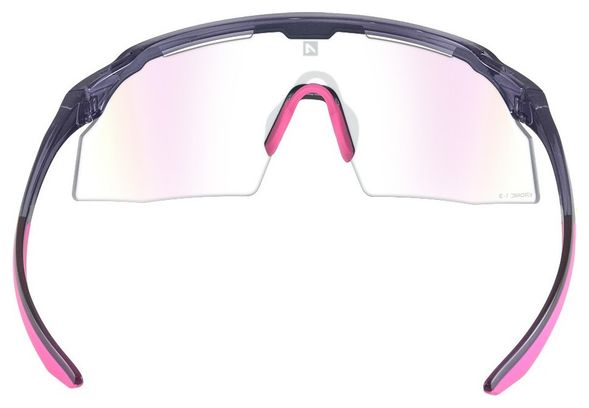 Lunettes AZR Kromic Iseran Crystal Violet verni/Écran Kromic irisé Rose