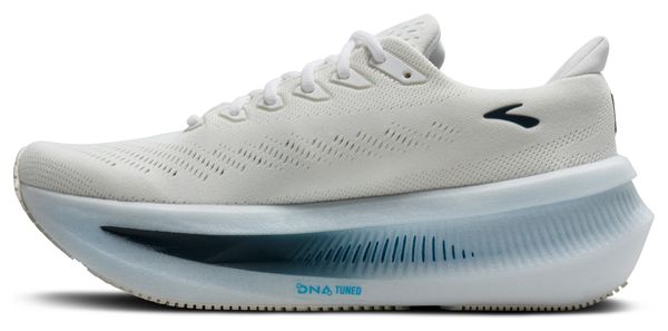 Brooks Glycerin Max 2 Wit/Blauw Heren Hardloopschoenen