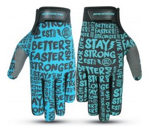 Gants Stay Strong Sketch Adulte Noir/Turquoise T.M