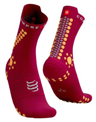 Compressport Pro Racing Socks v4.0 Trail Persian Rojo